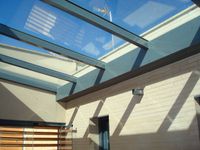 Cerramientos con techos de cristal